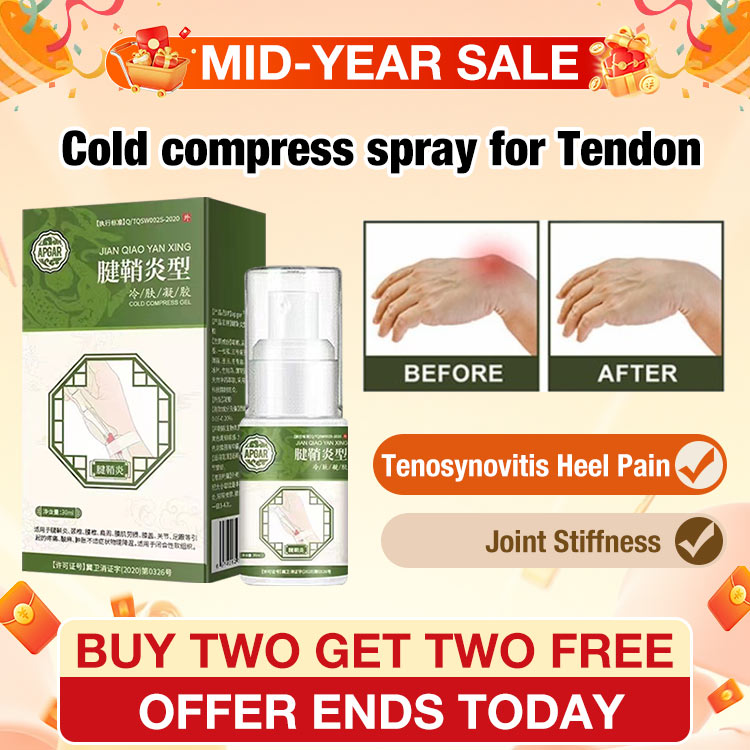 Mid-year Promo Buy 2 Take 2 - Tenosynovitis Heel Pain Spray - Perfect for Tenosynovitis/Finger tingling/Joint pain/Muscle ache